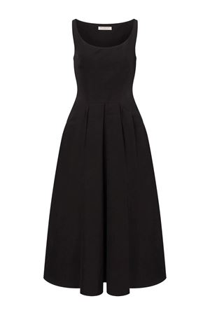 Black cotton-blend dress PHILOSOPHY DI LORENZO SERAFINI | A040207390555